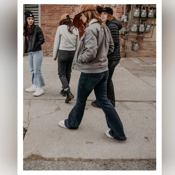 Smith + Rogue "No. 74 Trouser" Bootcut Blue Jeans Western | Women's Size 28 - Picture 3 of 15